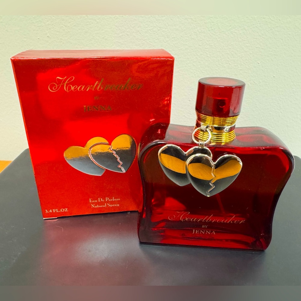 Jenna Jameson Heartbreaker Perfume Rare empty bottle w charm & box discontinued